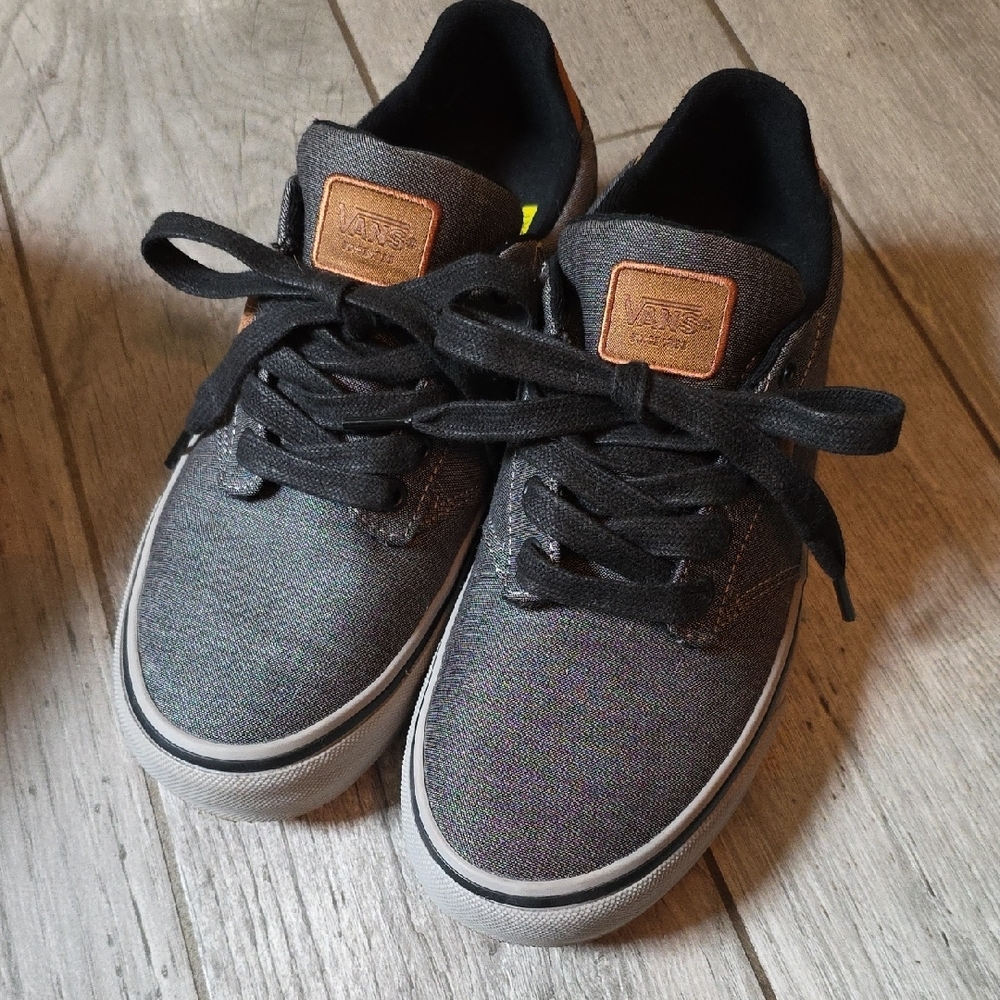 Vans Gray and Black Skate Sneakers